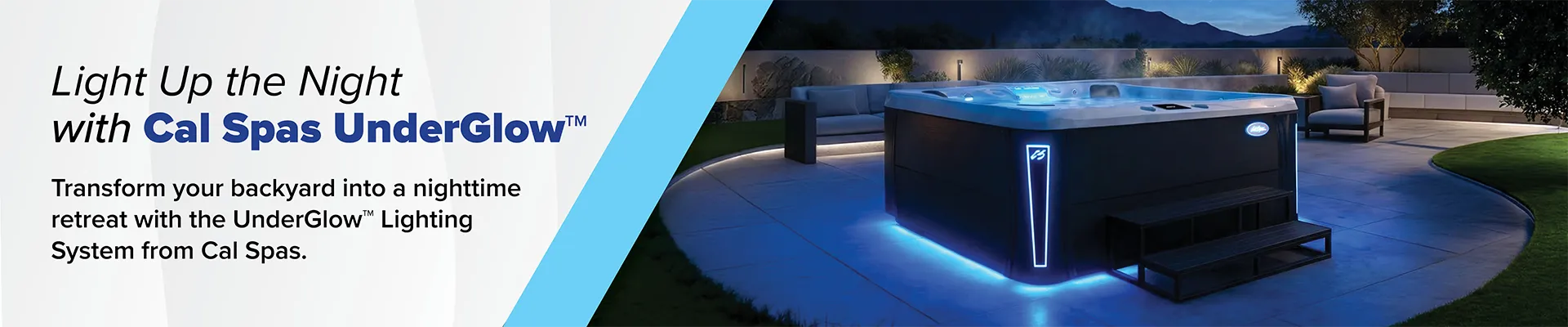 Calspas hot tub being used in a family setting - Oak Island