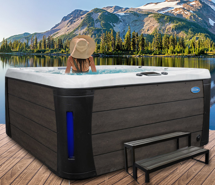 Calspas hot tub being used in a family setting - hot tubs spas for sale Oak Island